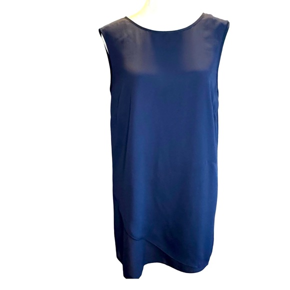 Navy Sleeveless Blouse Sz XS - Picture 8 of 12